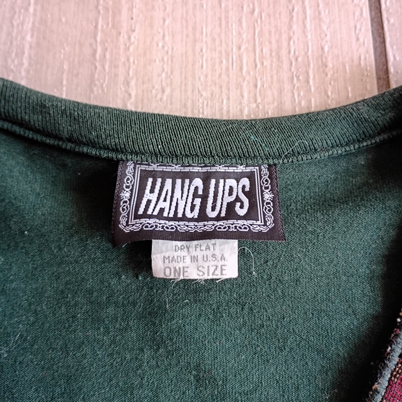 The Original Hang-Ups Deep Green V-Neck Fringe Tunic with Multicolor Embroidery - Picture 5 of 7